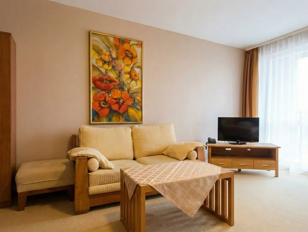 Standard double room at Villa Alicante hotel near Vilnius